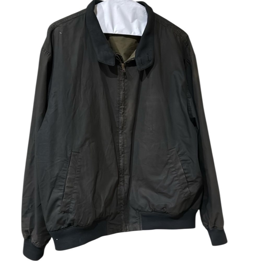 Black Windsor Lake Bomber jacket size large with front pockets